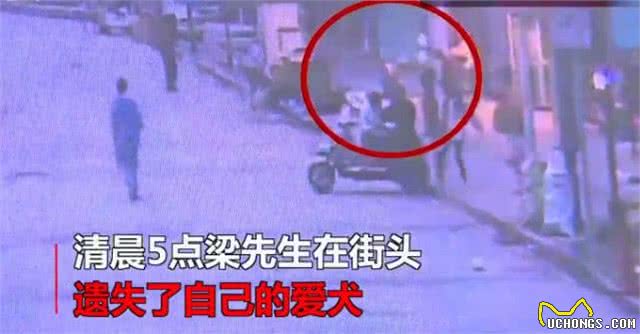趁老人不注意保安偷走其爱犬交给陌生女子,事后称喝醉了不认识她