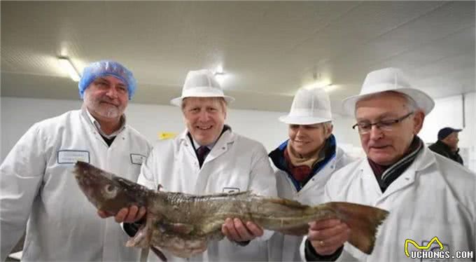 咦?约翰逊拉着他的宠物狗来投票